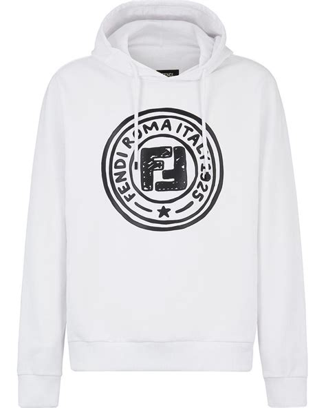 fendi hoodie white